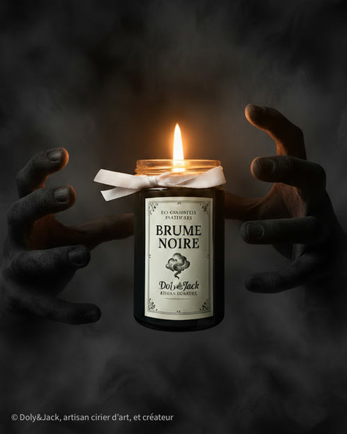 Bougie "Brume Noire" - Les Curiosités Parfumées